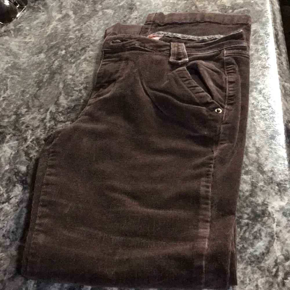 No Boundaries brown cord pants on junior size 7